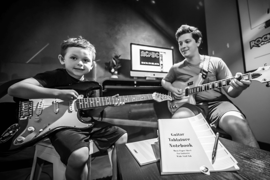 Guitar Lessons for all ages at The Music Box